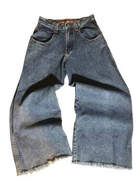 Vintage 90s JNCO Girlie Stuff Double Wide Leg Jeans